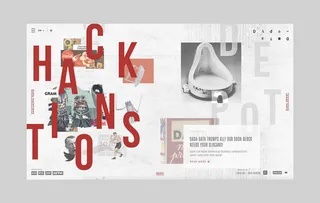 Dada Data Website design