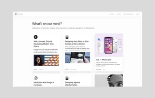 Facebook Design landing page design