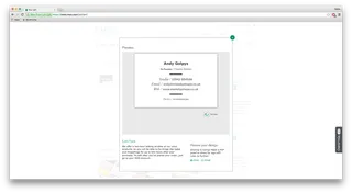 Foil Business Cards Moo 06