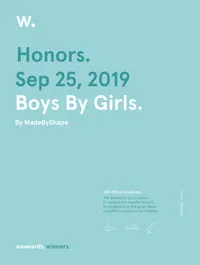 Certificate boys by girls hm