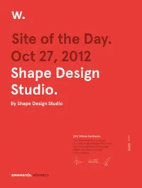 Certificate shape design studio sotd