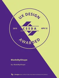 Cssda ux Made By Shape