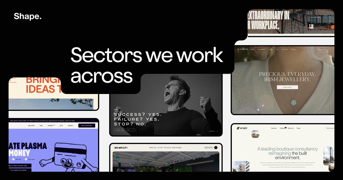 Branding For All Sectors & Industries | MadeByShape