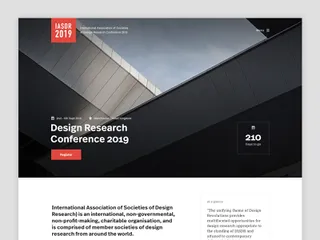 IASDR 2019 design conference website header alt