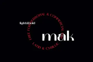 Mak typeface