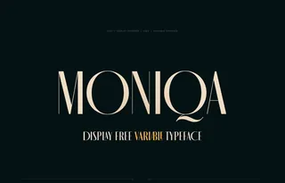 Moniqa typeface