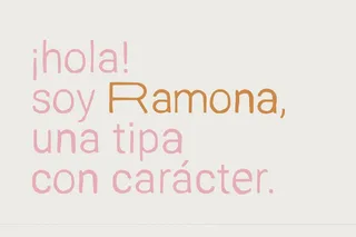 Ramona typeface