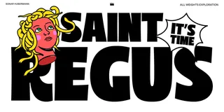 Saint Regus typeface