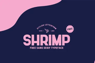 Shrimp typeface