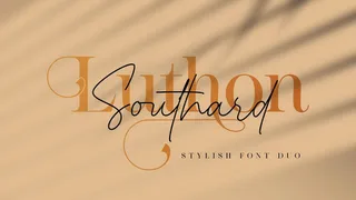 Luthon southard typeface