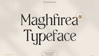 Maghfirea typeface