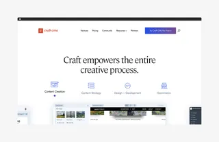 Craft cms homepage