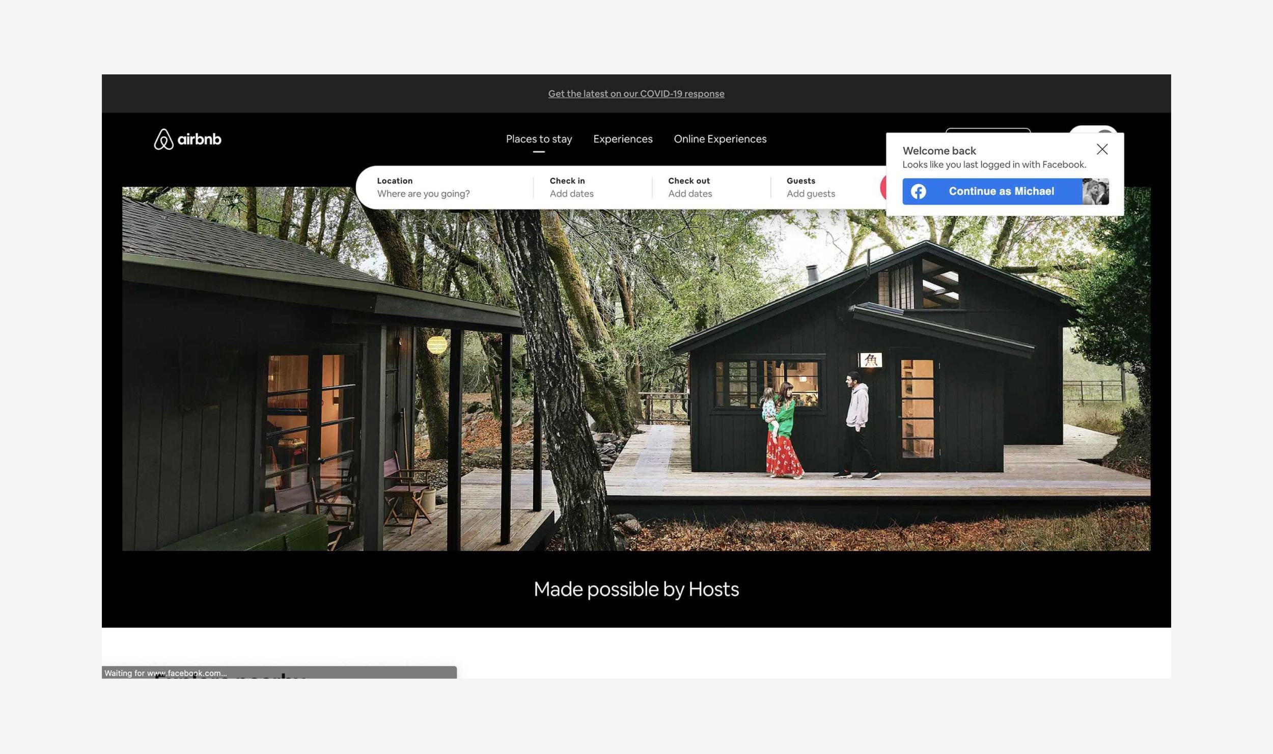 Aitrbnb Website Landing Page