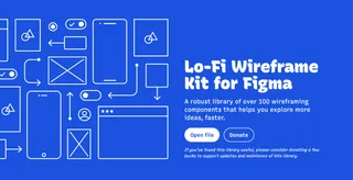 Lo Fi Wireframe Kit for Figma