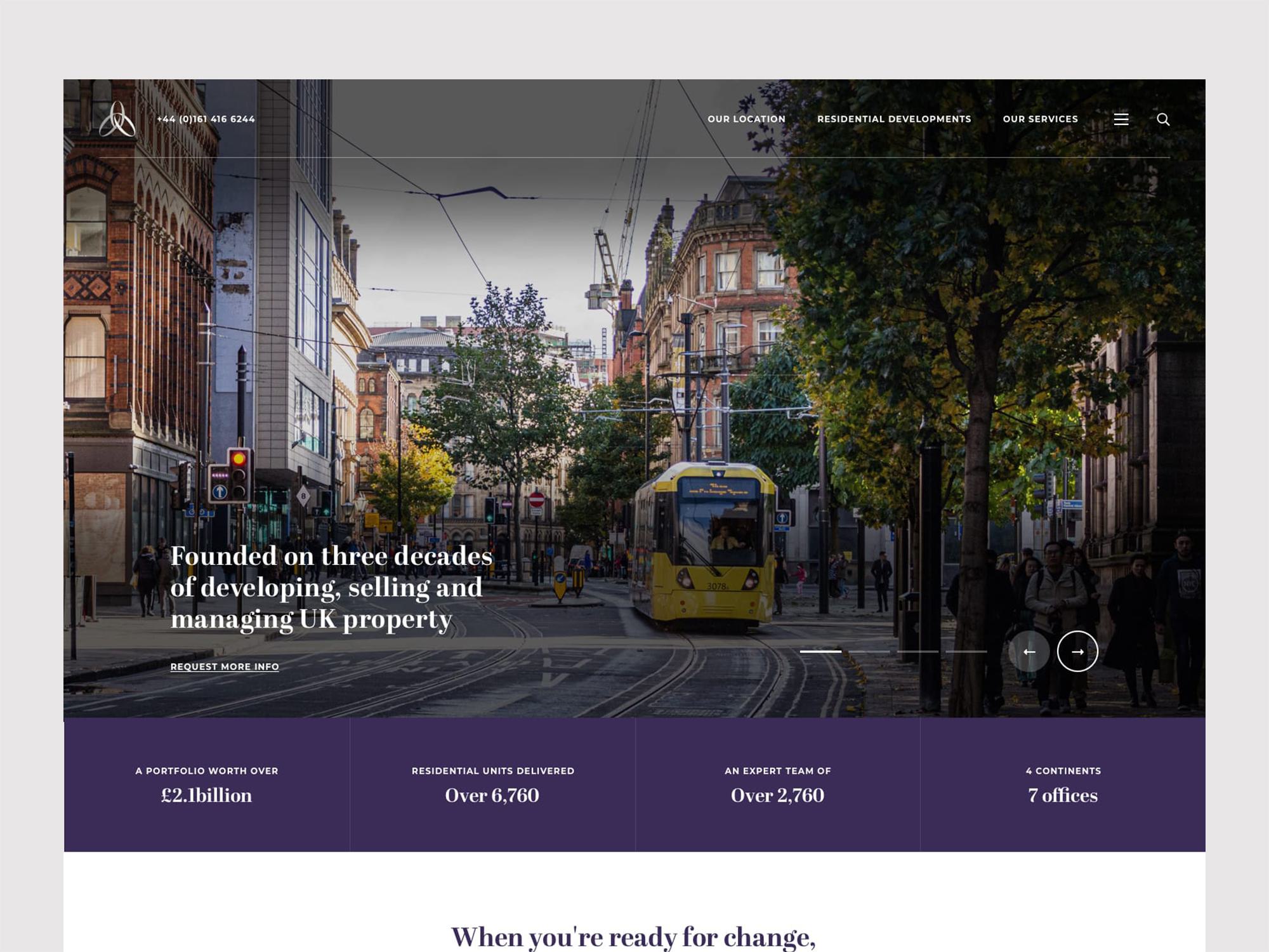 Alliance Investments Homepage Design