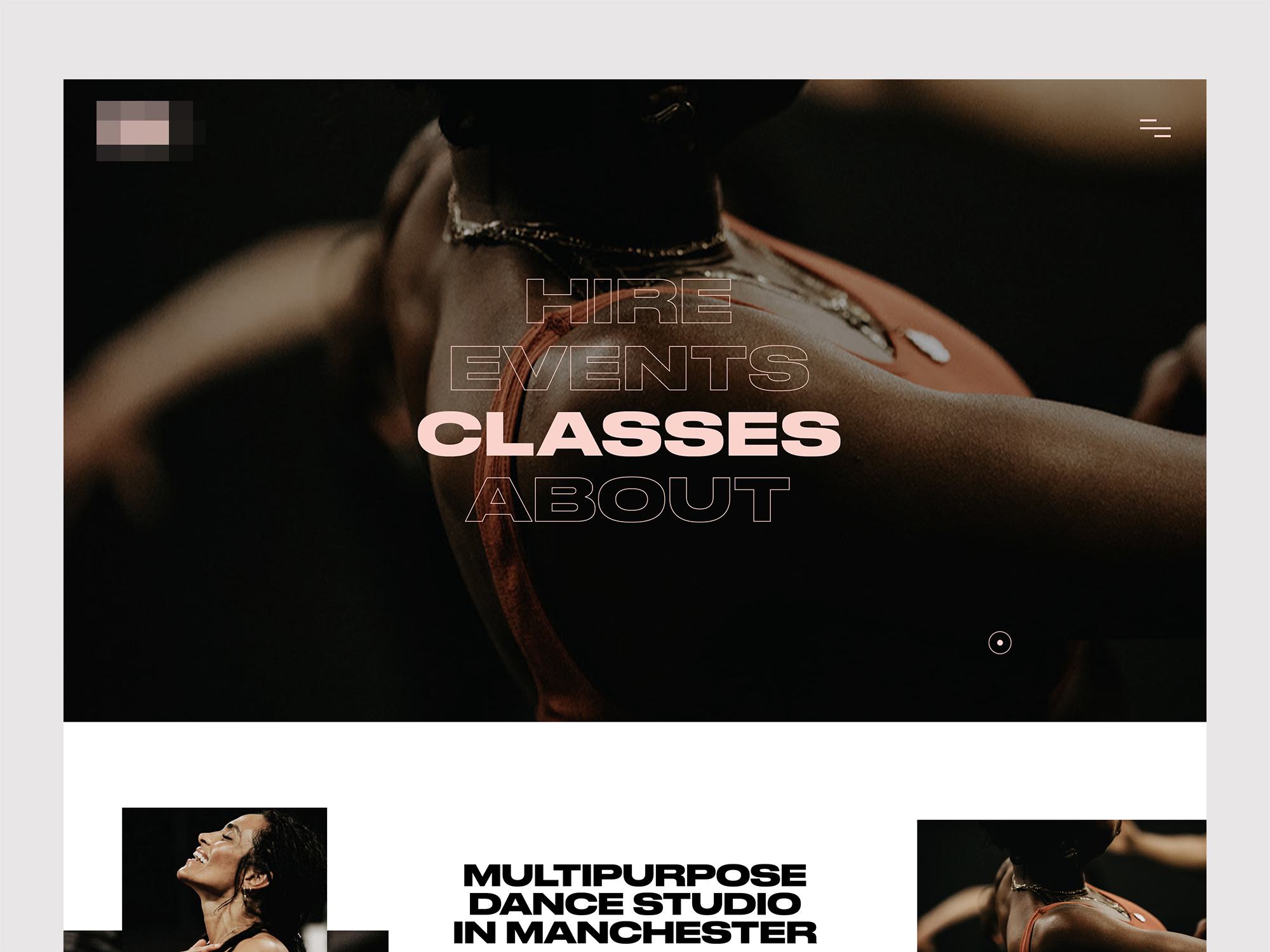 Dance Studio Web Homepage
