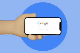 Google mobile hand