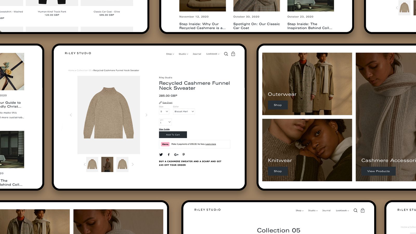 Made By Riley New Shopify eCommerce website for Riley Studio | MadeByShape
