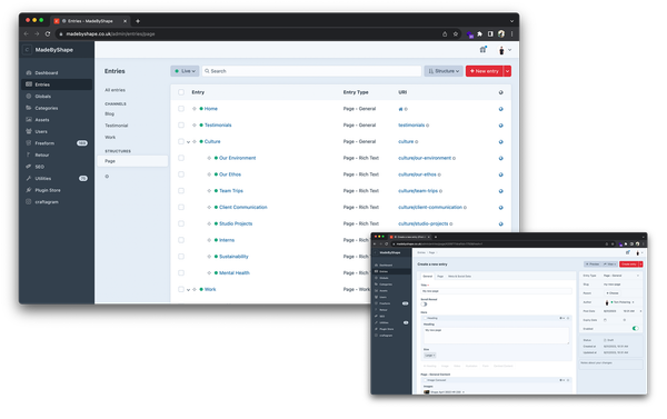 Cms Data Element Library Utilising Craft CMS’s Element Types for Custom… | MadeByShape
