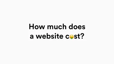How much does a website cost madebyshape
