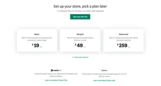 Shopify price plan